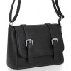 GEANȚĂ DE DAMĂ tip poștaș BEE BAG negru 1002S23